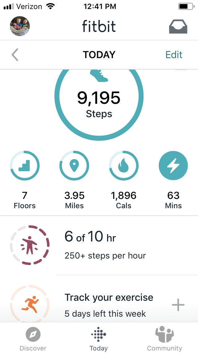 Exercise and hourly steps on Dashboard not showing Fitbit Community