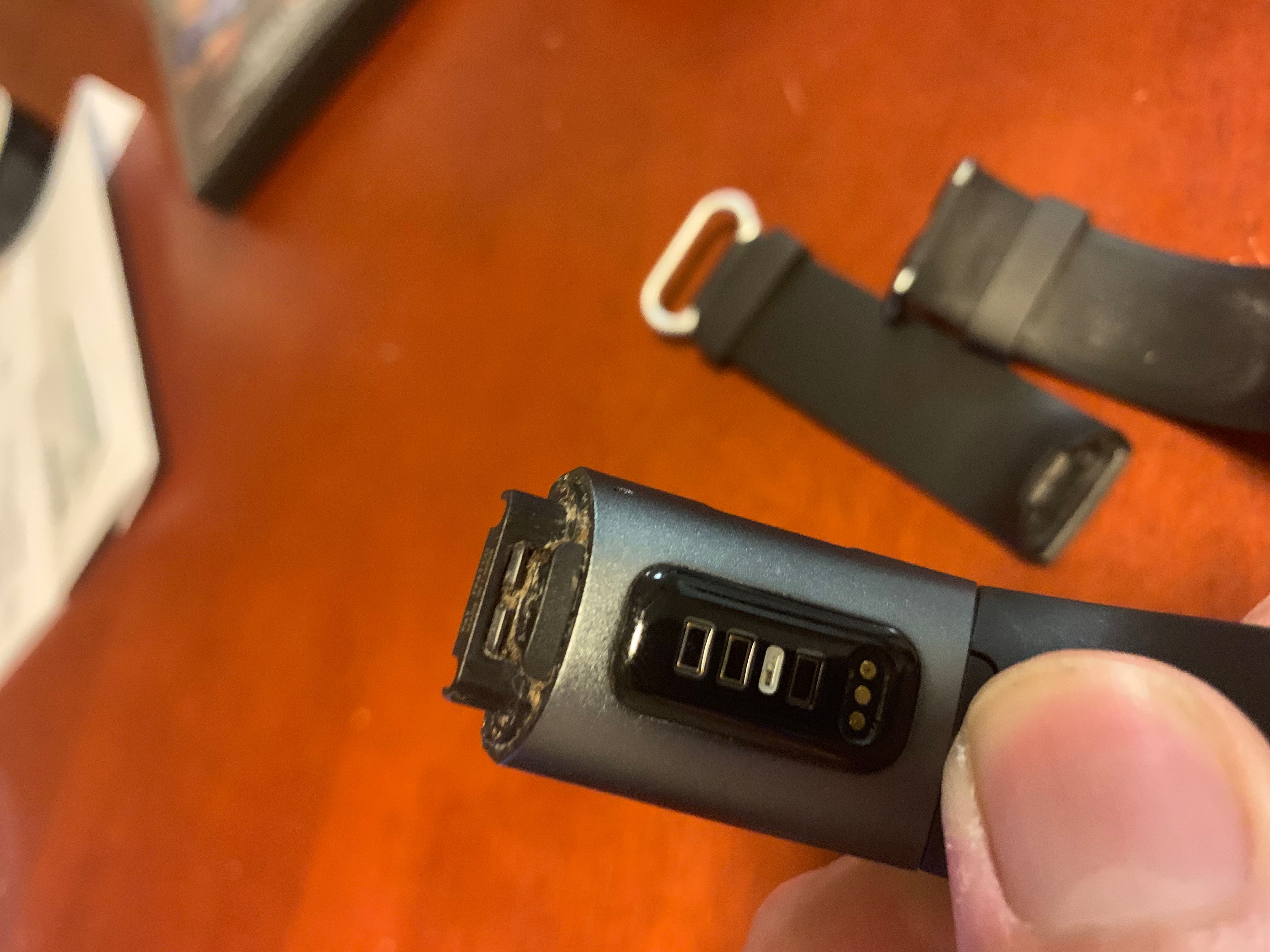 Changing band on fitbit best sale charge 3