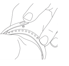 Fixation du bracelet