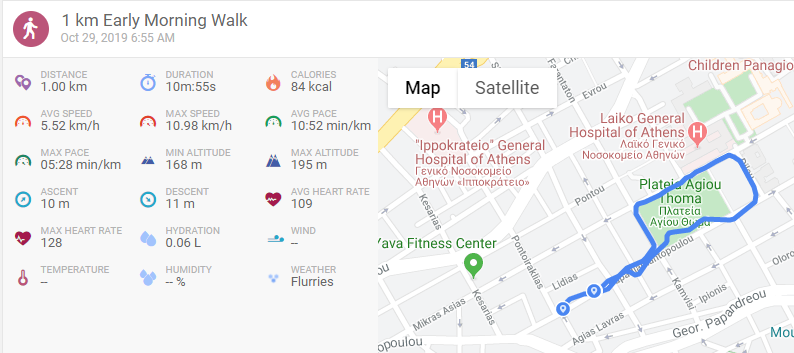 fitbit connected gps is running inspire hr