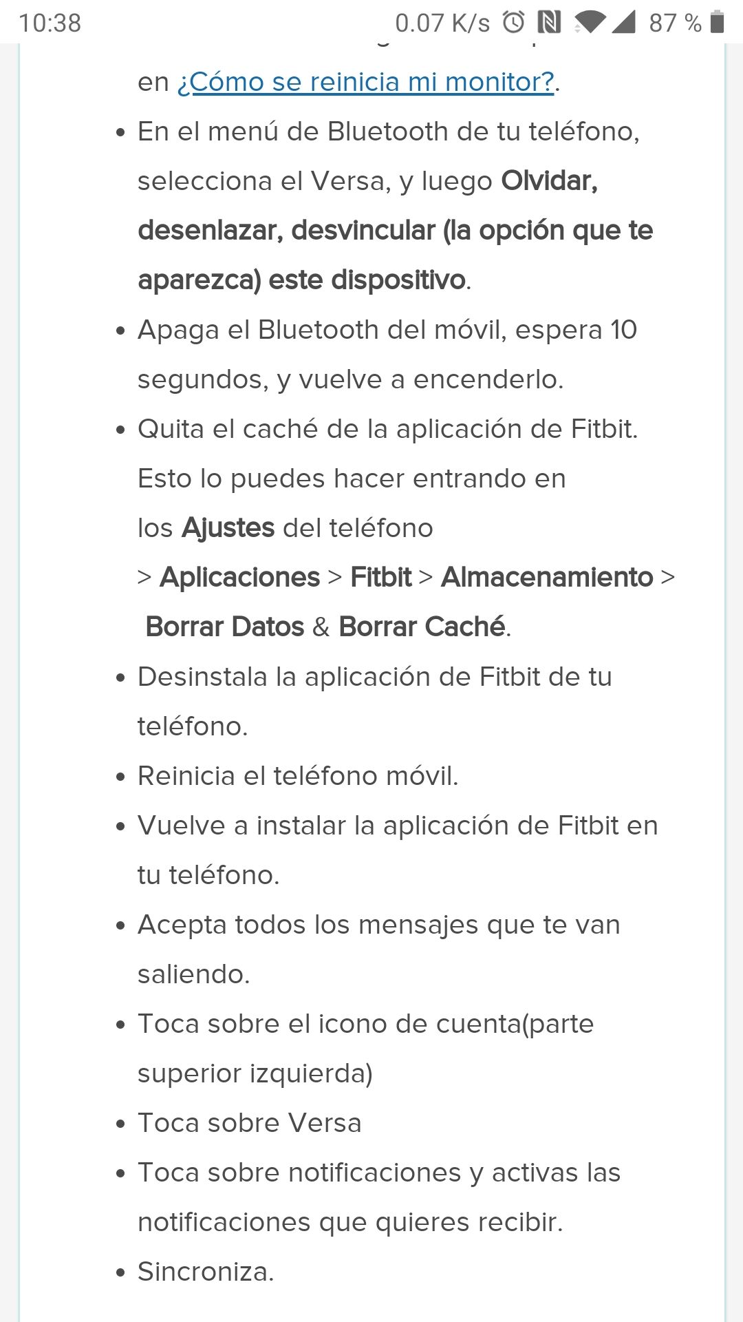 No recibo notificaciones de WhatsApp desde la ulti. Pagina 2 Fitbit Community