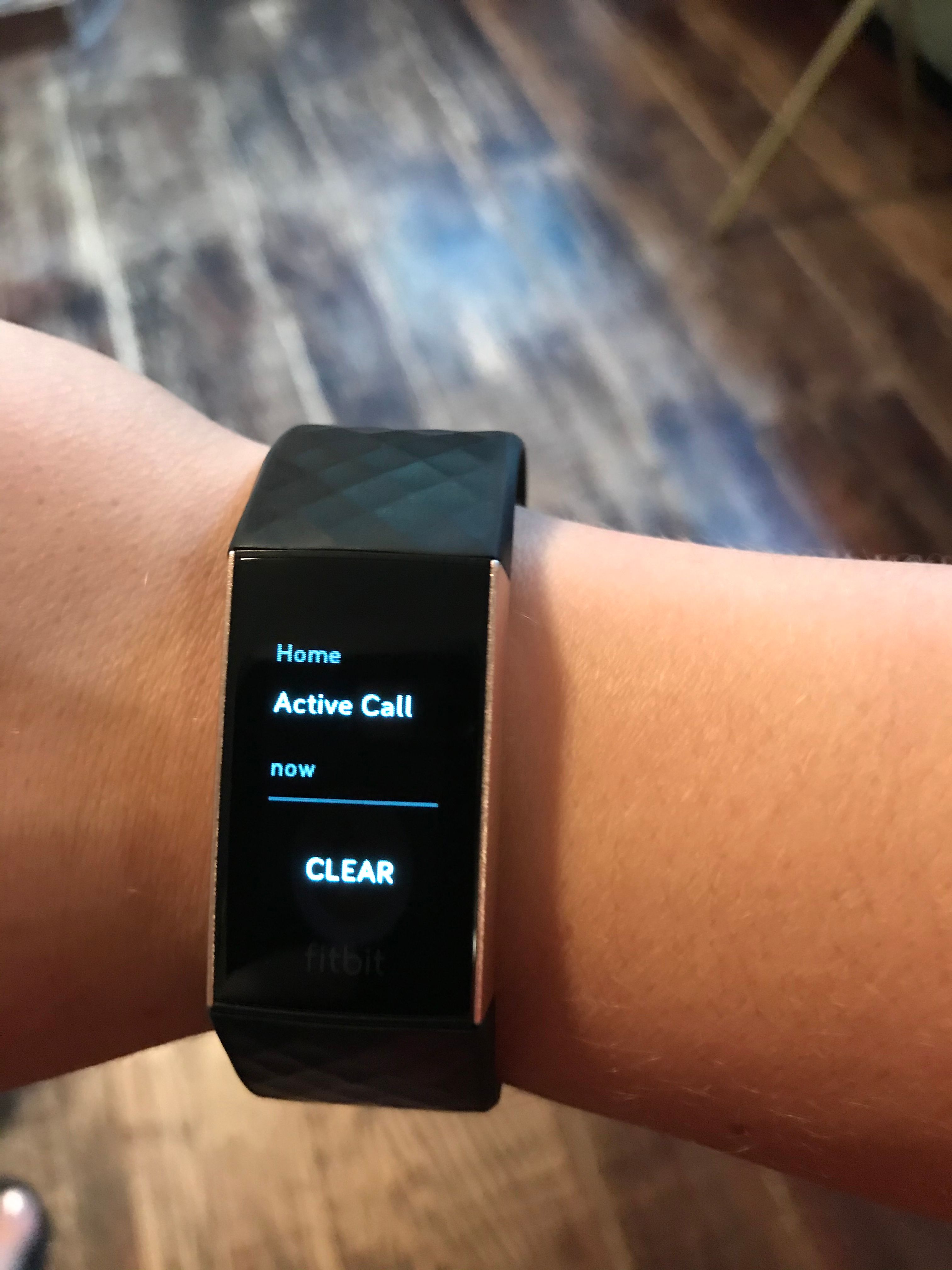 fitbit charge 3 always on screen