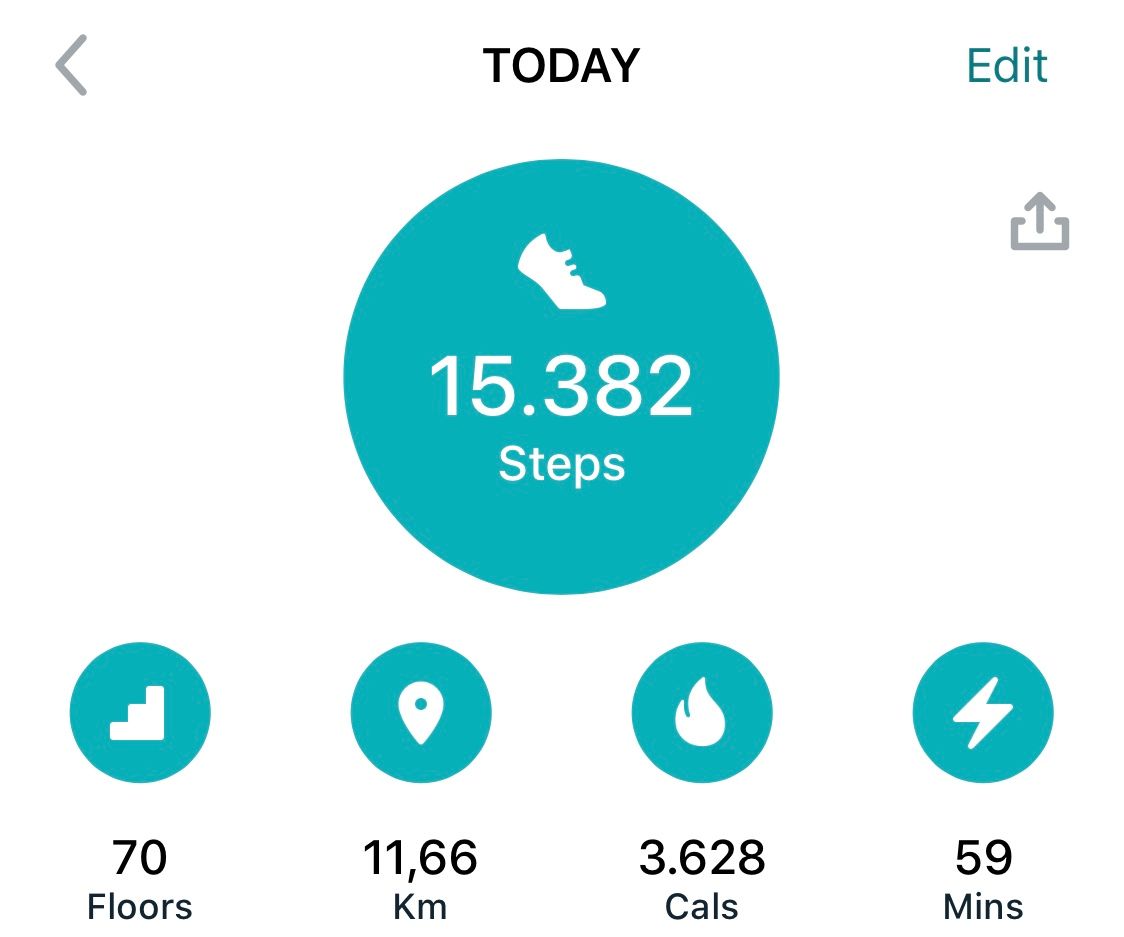 fitbit stair count