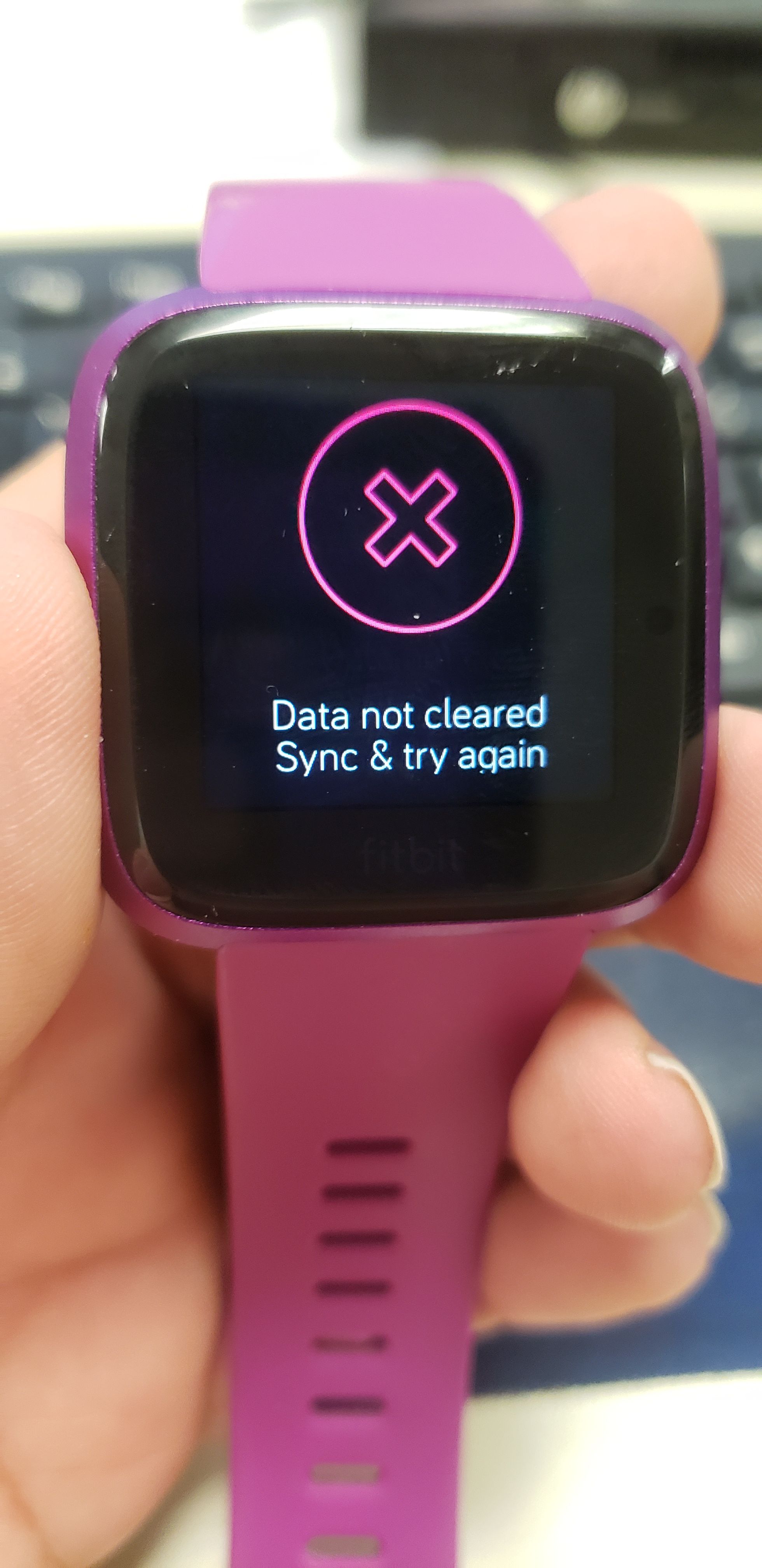 Versa lite will not sync sale