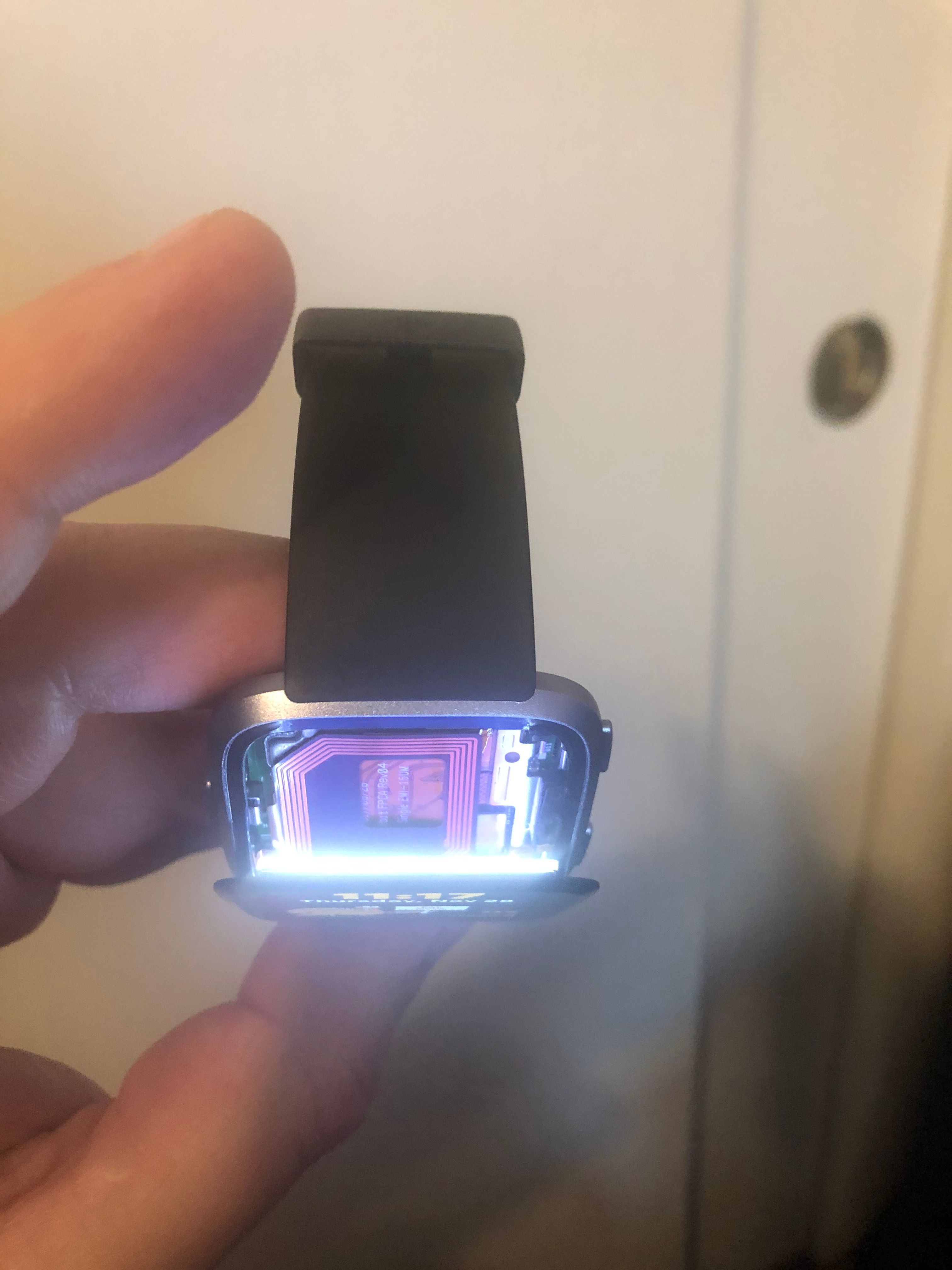 Fitbit versa face coming off sale