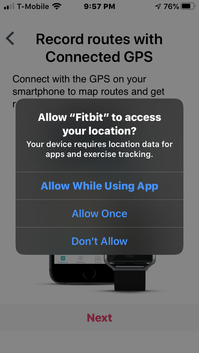 can you track your fitbit location