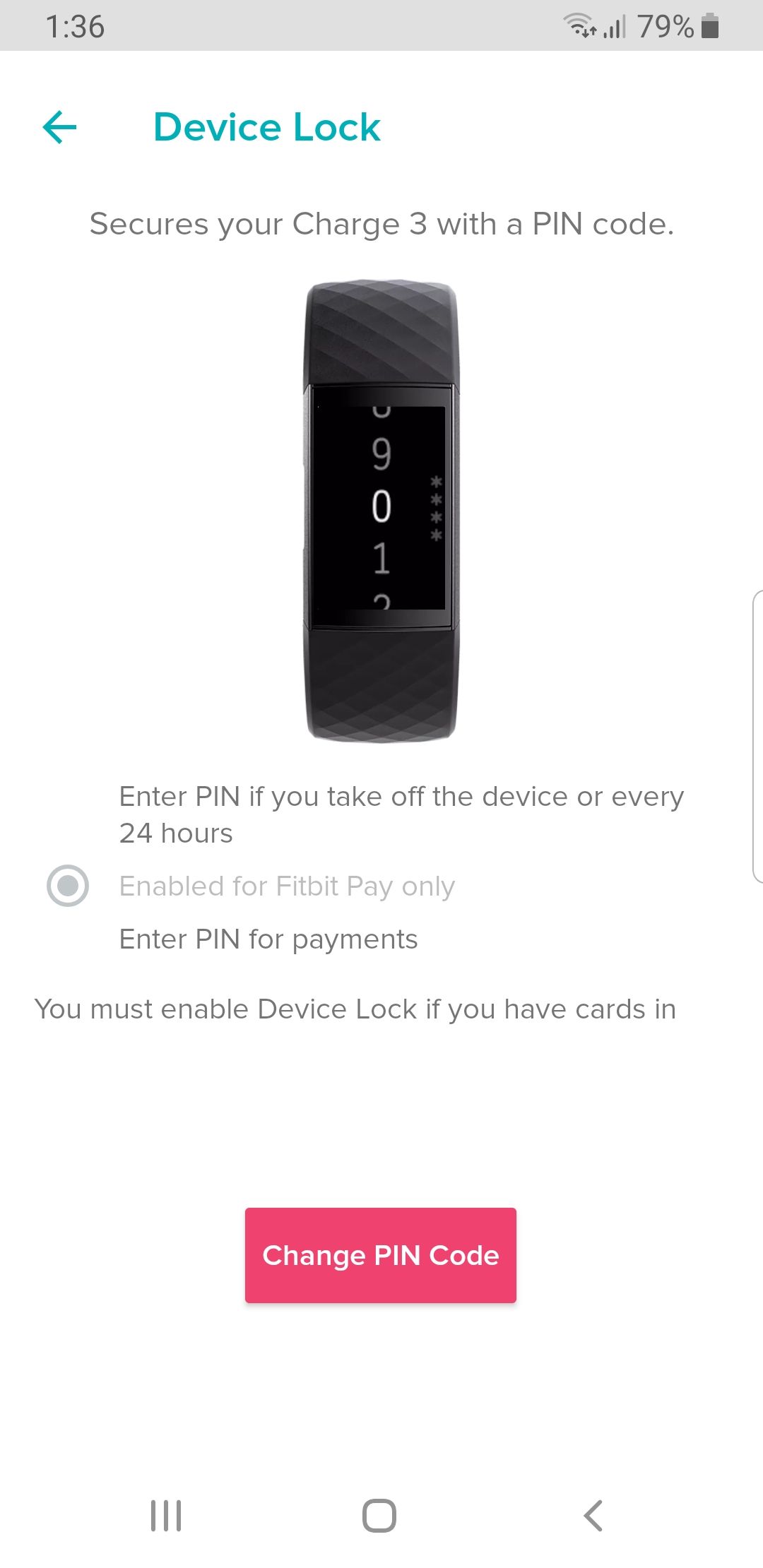 fitbit charge 3 locked up