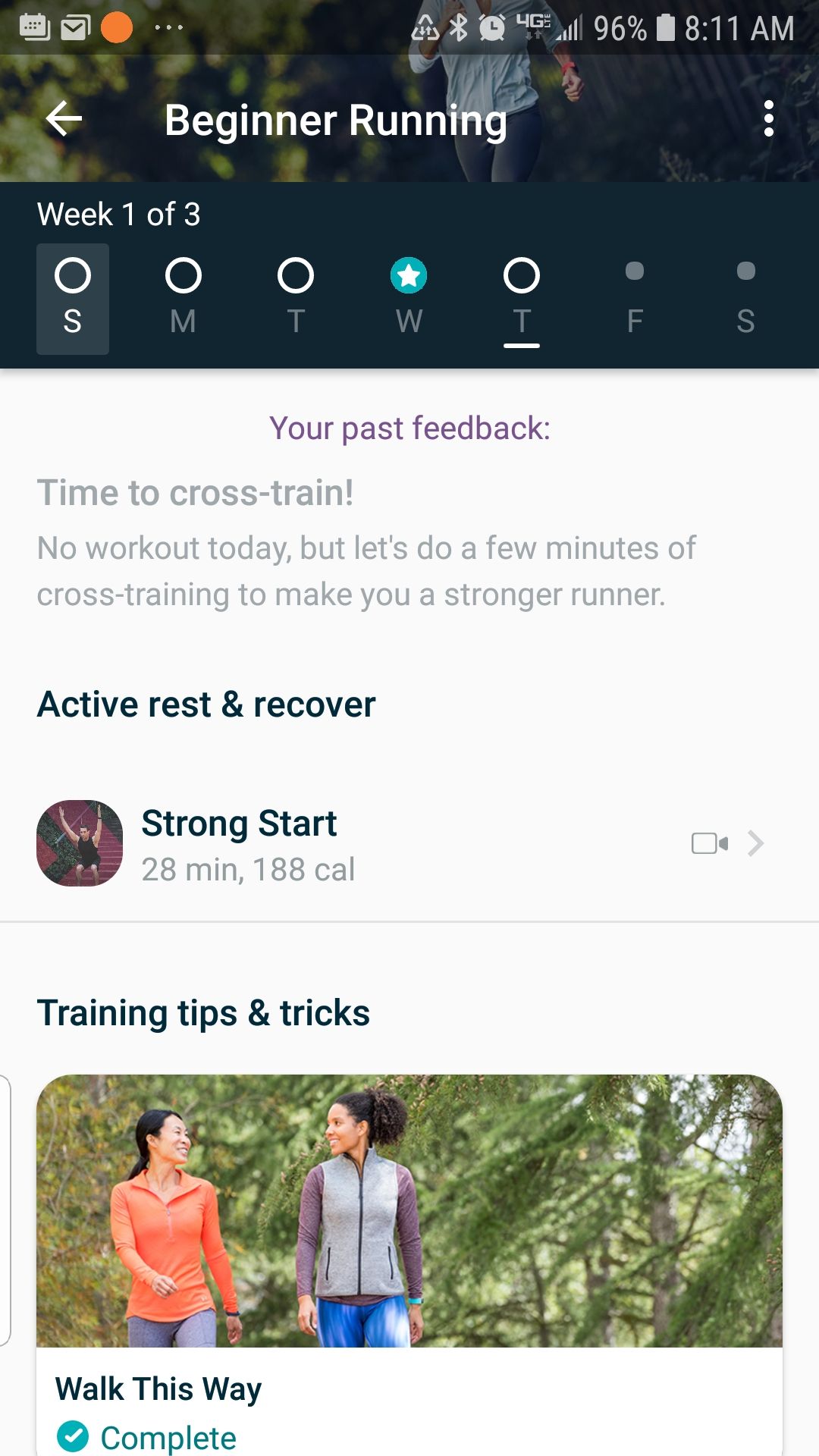 fitbit beginner running