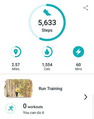 fitbit running program