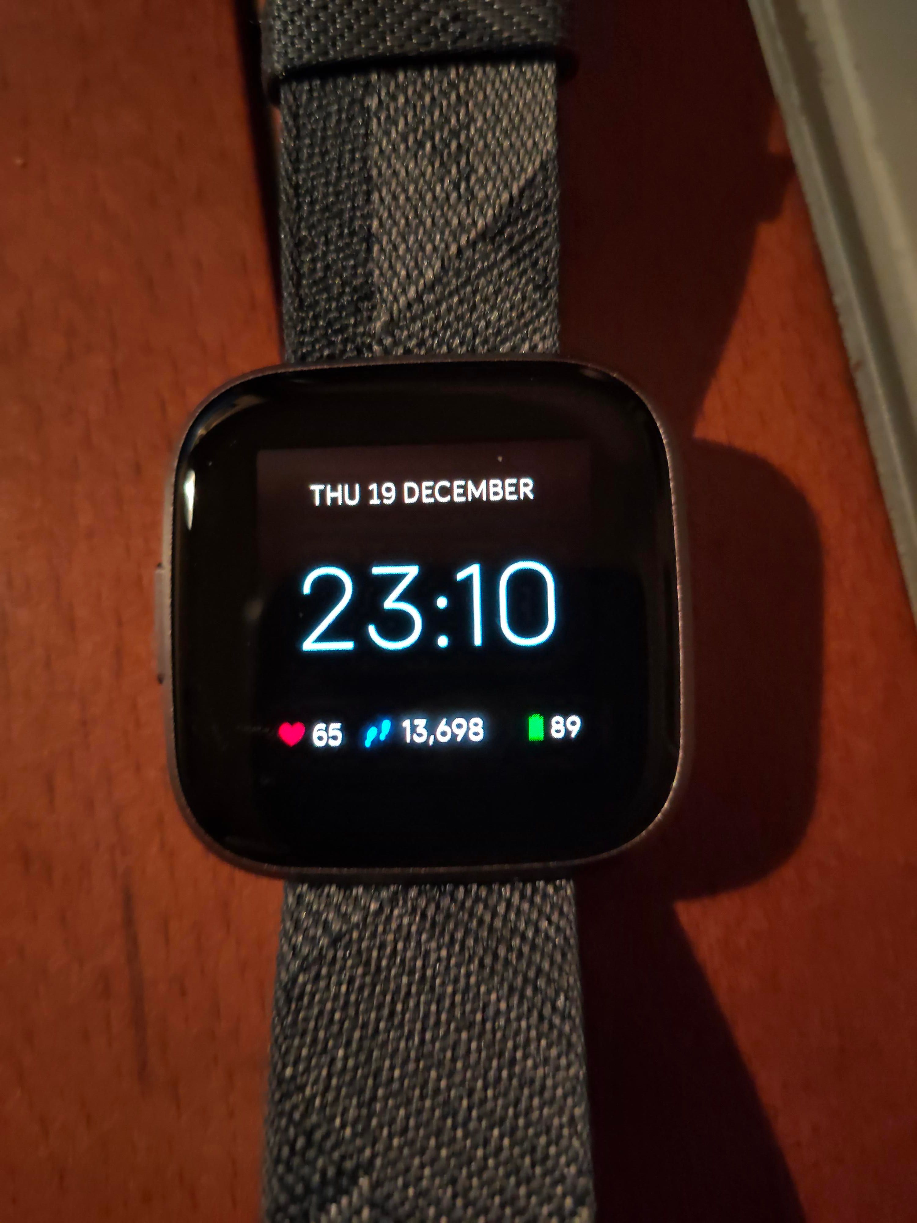 Solved Versa not updating clock face settings Fitbit Community