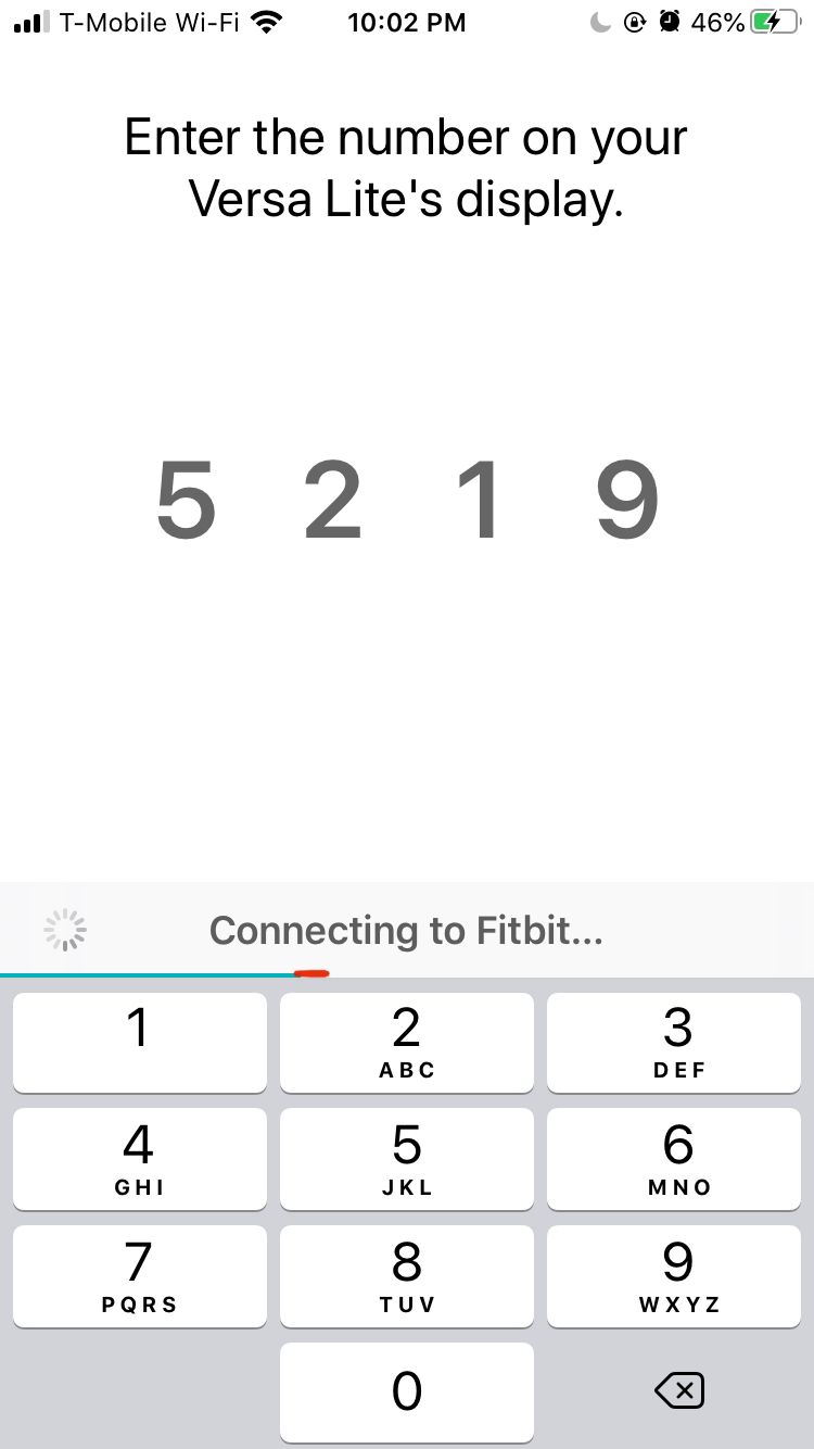 sync fitbit versa lite to iphone