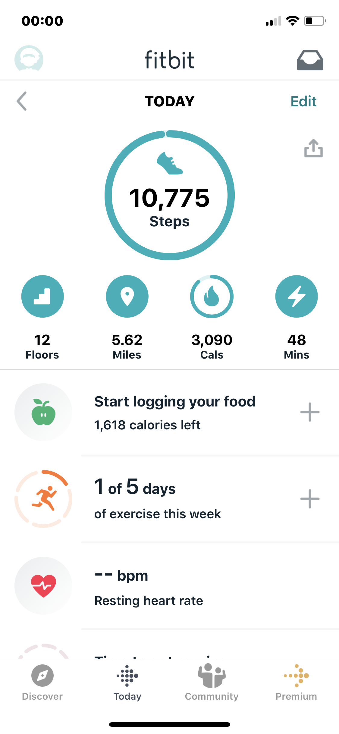 fitbit charge 3 track calories burned