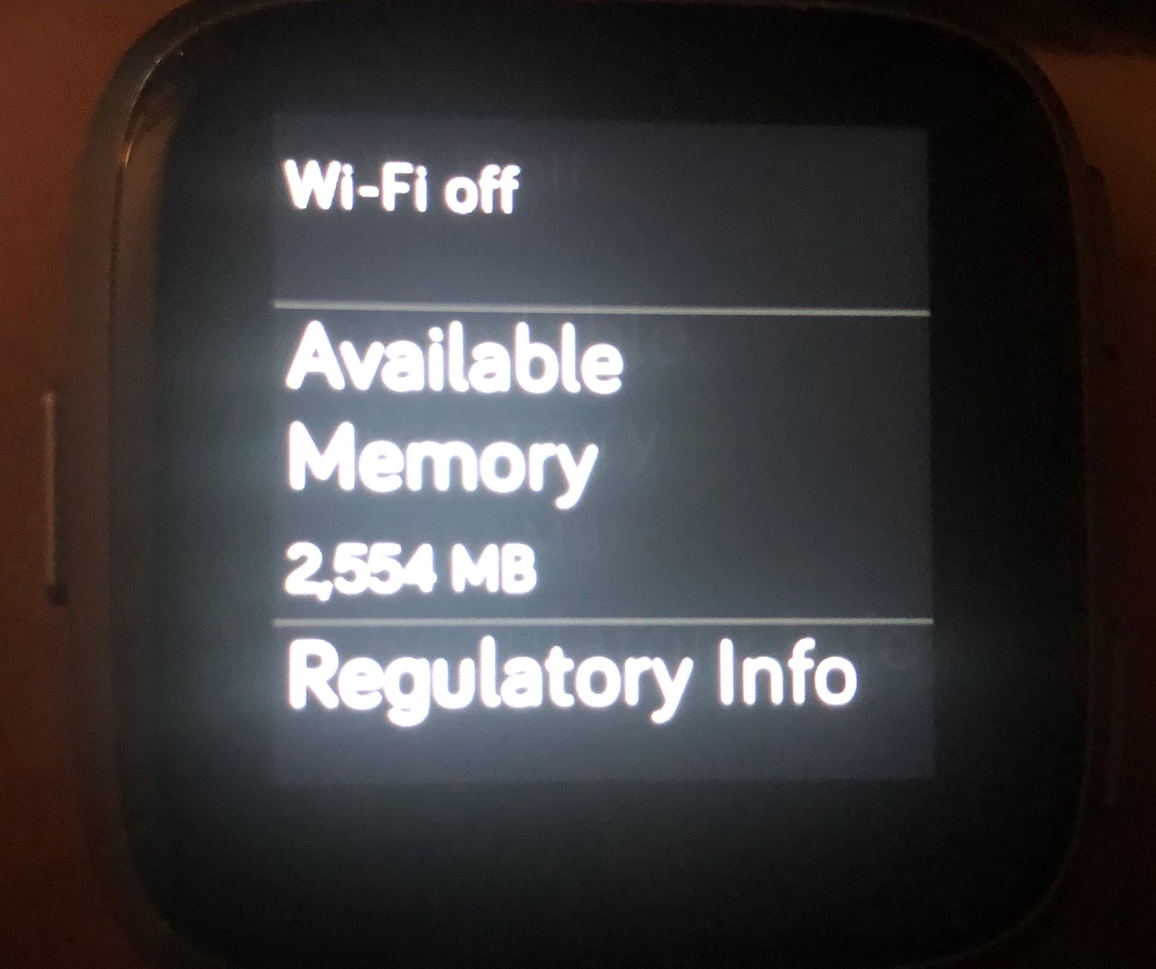 fitbit versa storage