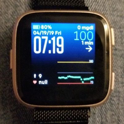 Is the Versa 2 Compatible with a Dexcom 