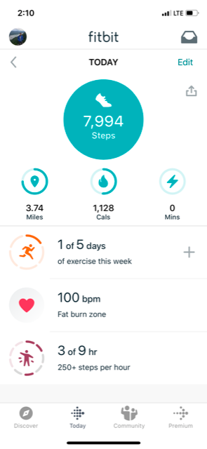 Two Different Step Counts in App, Steps 