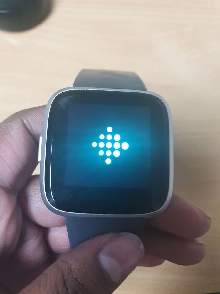 Versa Lite is stuck on the Fitbit logo Fitbit Community