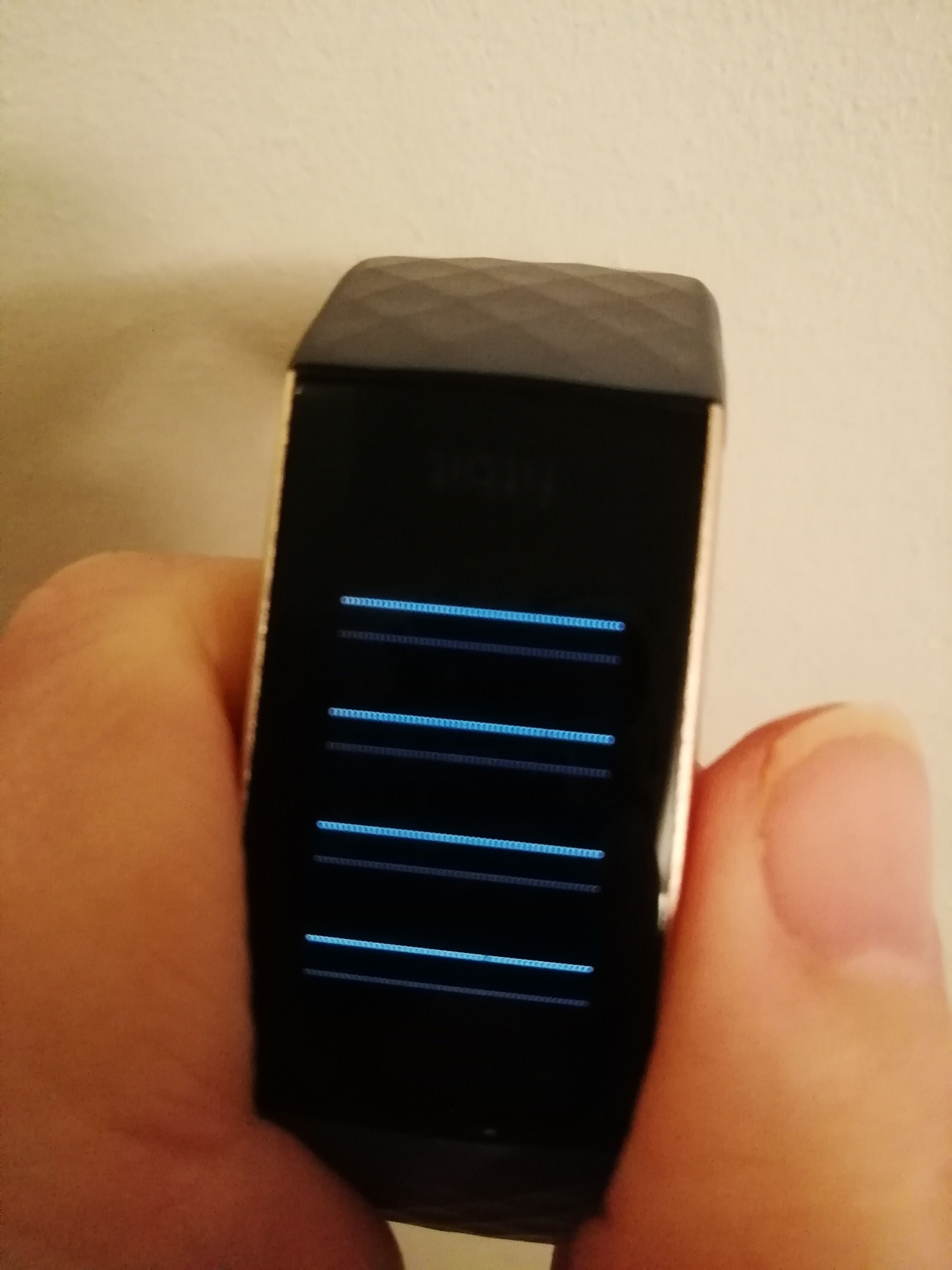 Fitbit display not discount working charge 3