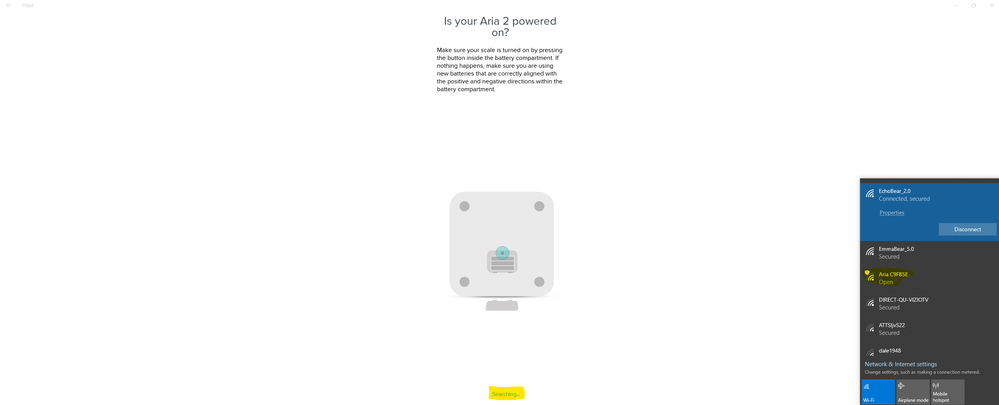 Solved: RESOLVED: Aria Air won't sync - Fitbit Community
