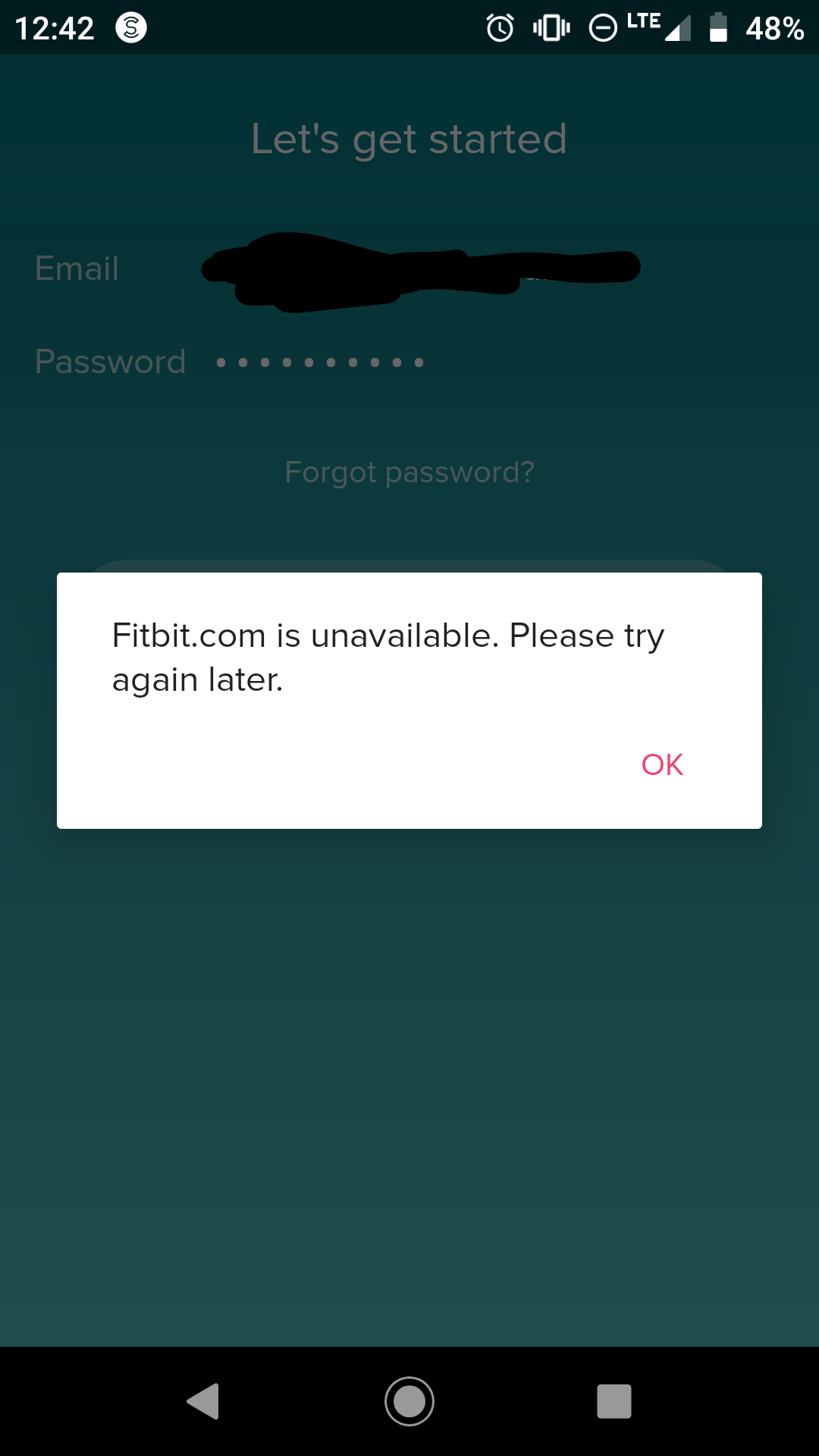 fitbit not logging steps