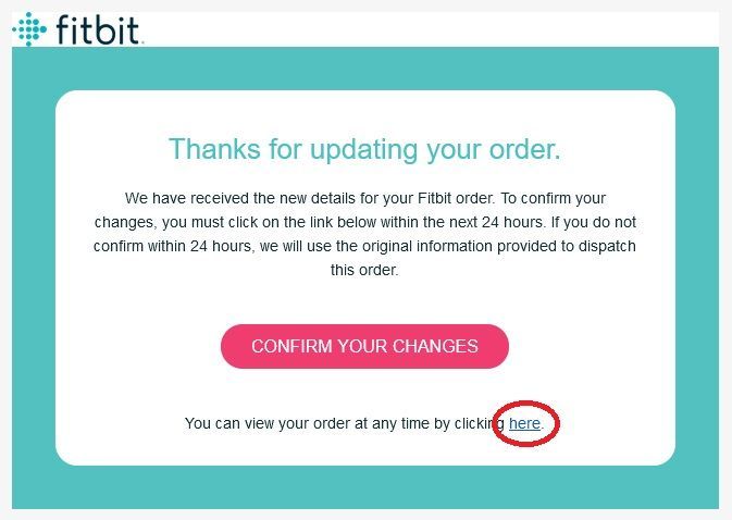 order status? - Fitbit Community