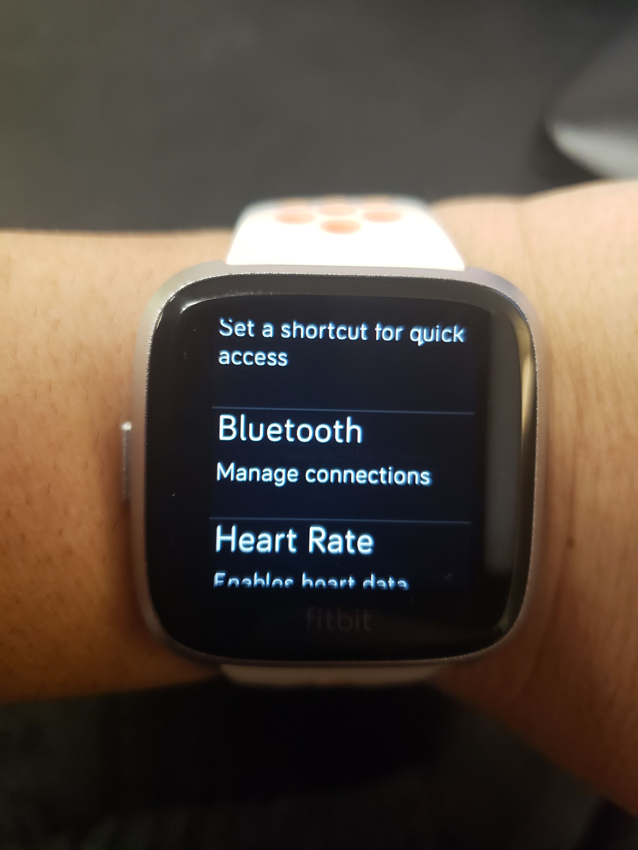 bluetooth fitbit versa