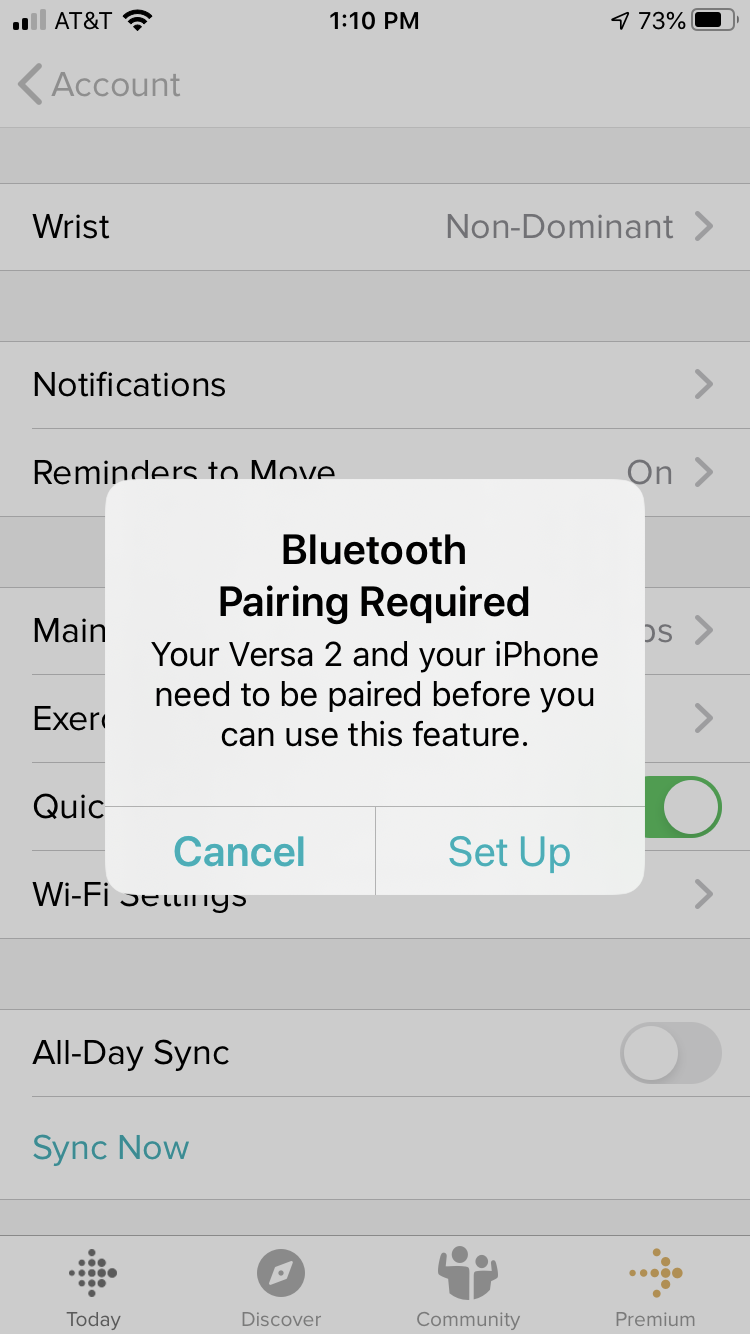 Versa 2 and iOS Bluetooth Pairing Failures Fitbit Community