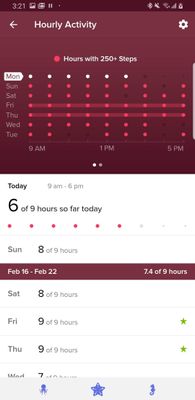 Hourly Activity Details with correct highlight of only the 3-4p hour.