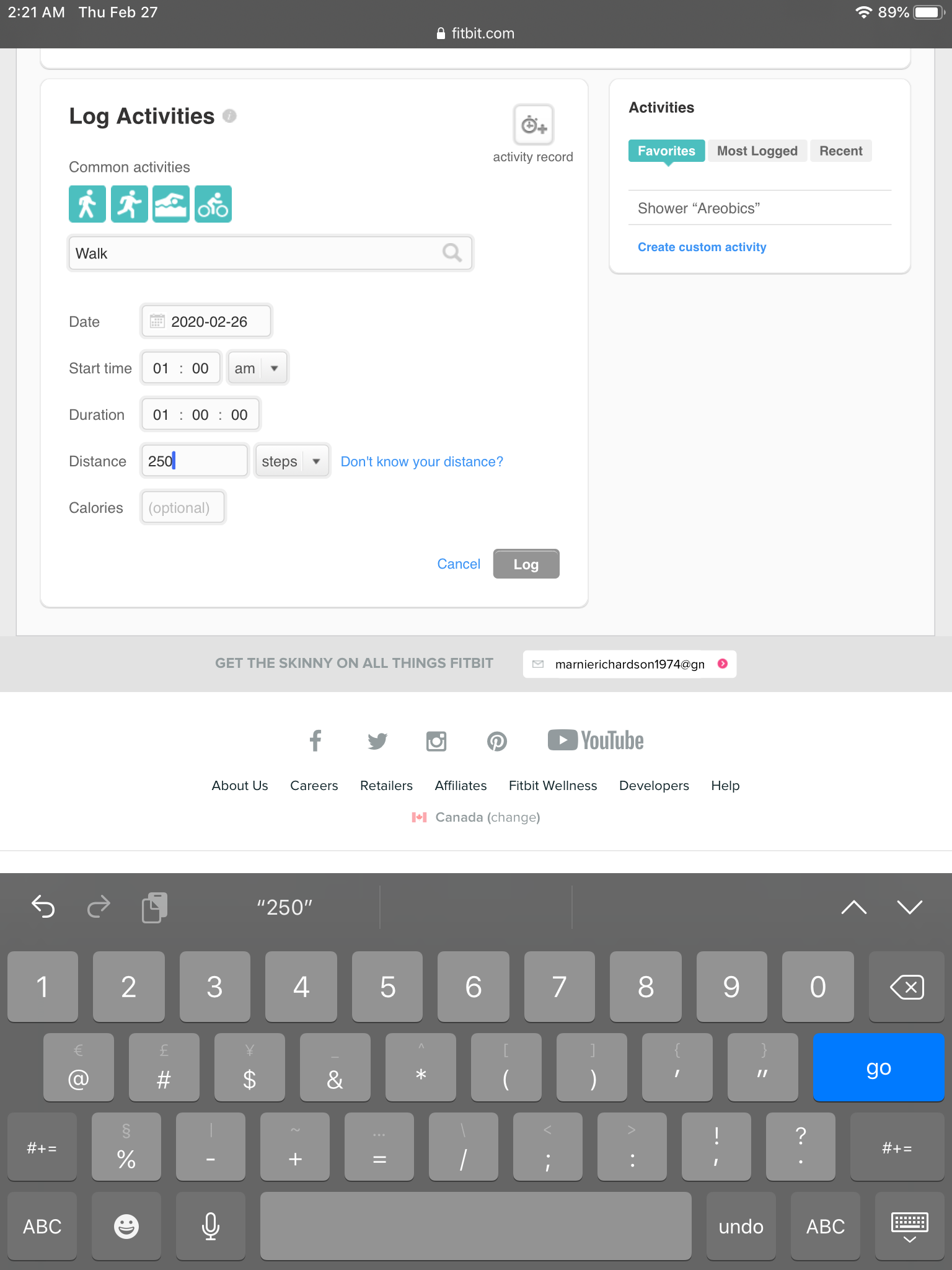 Solved Can I manually log steps? Page 2 Fitbit Community