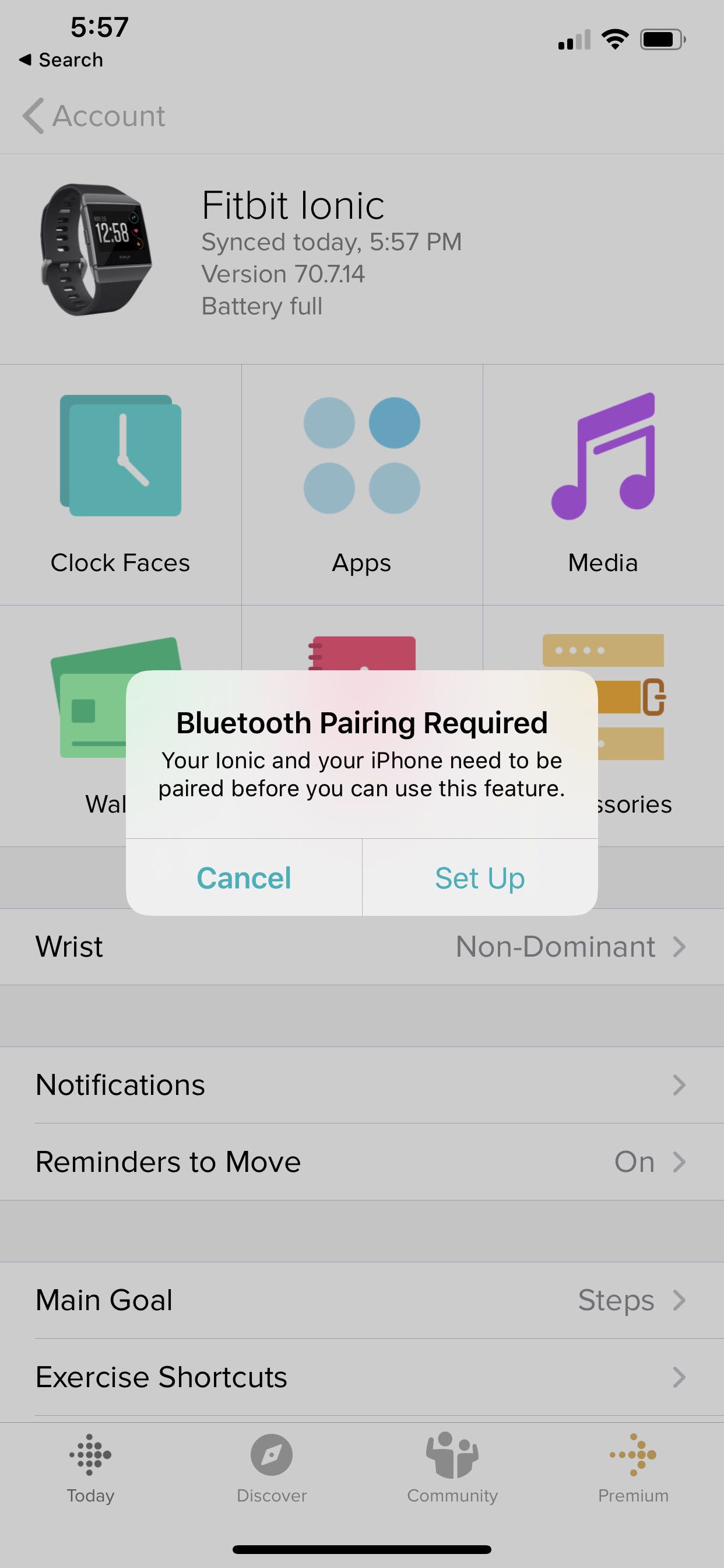 Required settings changed for notifications on iOS... - Fitbit Community