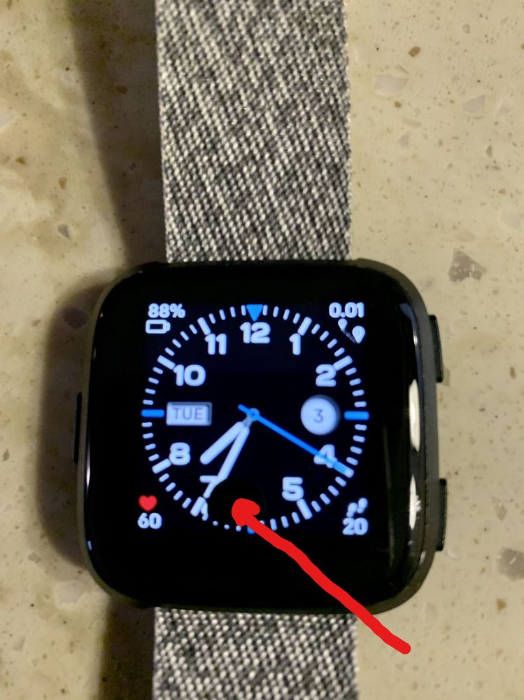 Black spot on Versa