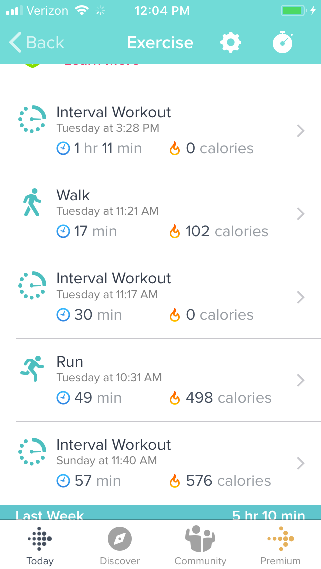fitbit blaze not tracking miles correctly