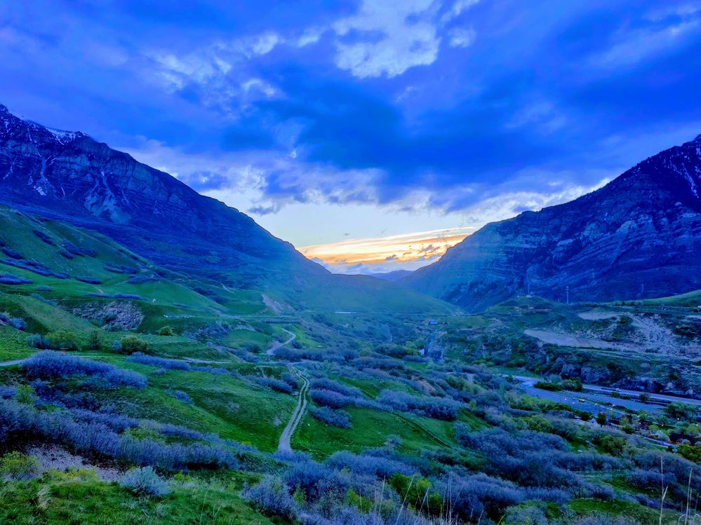 Provo Canyon above Timpanogos Park at sunrise 04-30-2019.jpg