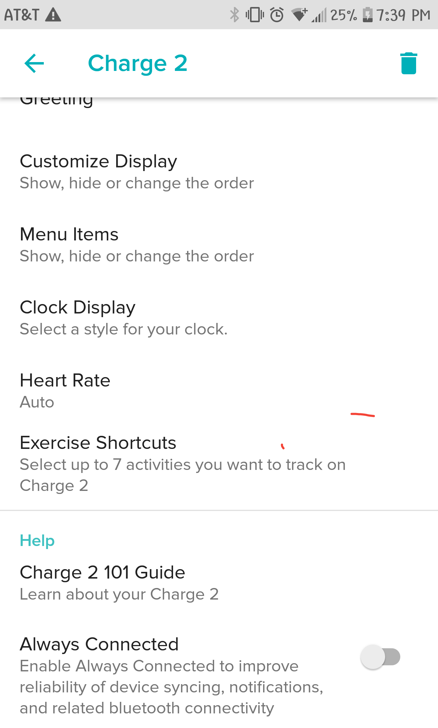 problems syncing fitbit charge 3