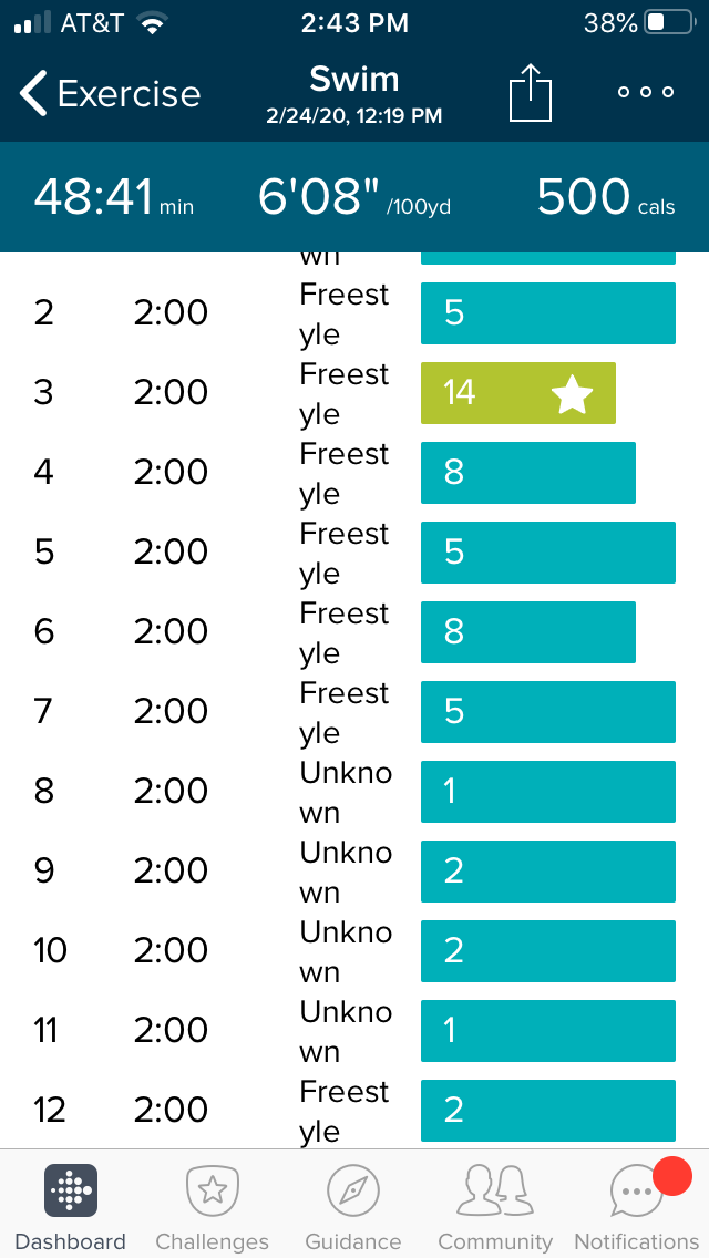 Fitbit versa 2 store swim tracking