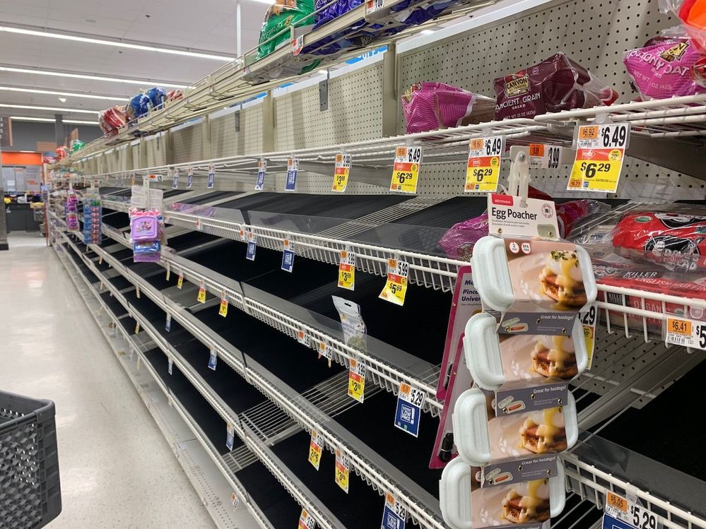 It is mid-week. Where is all the bread?