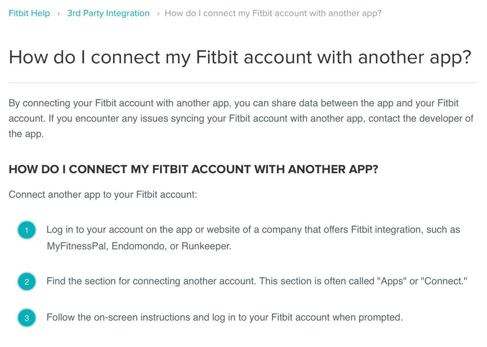 Solved: Re: App doesn't work together Egym en Fitbit - Community