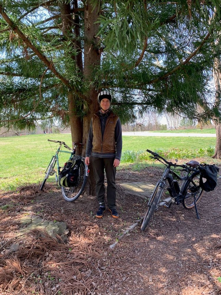 Me and the bikes.