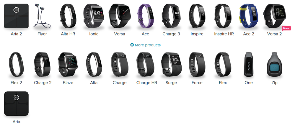 Older fitbit models hot sale