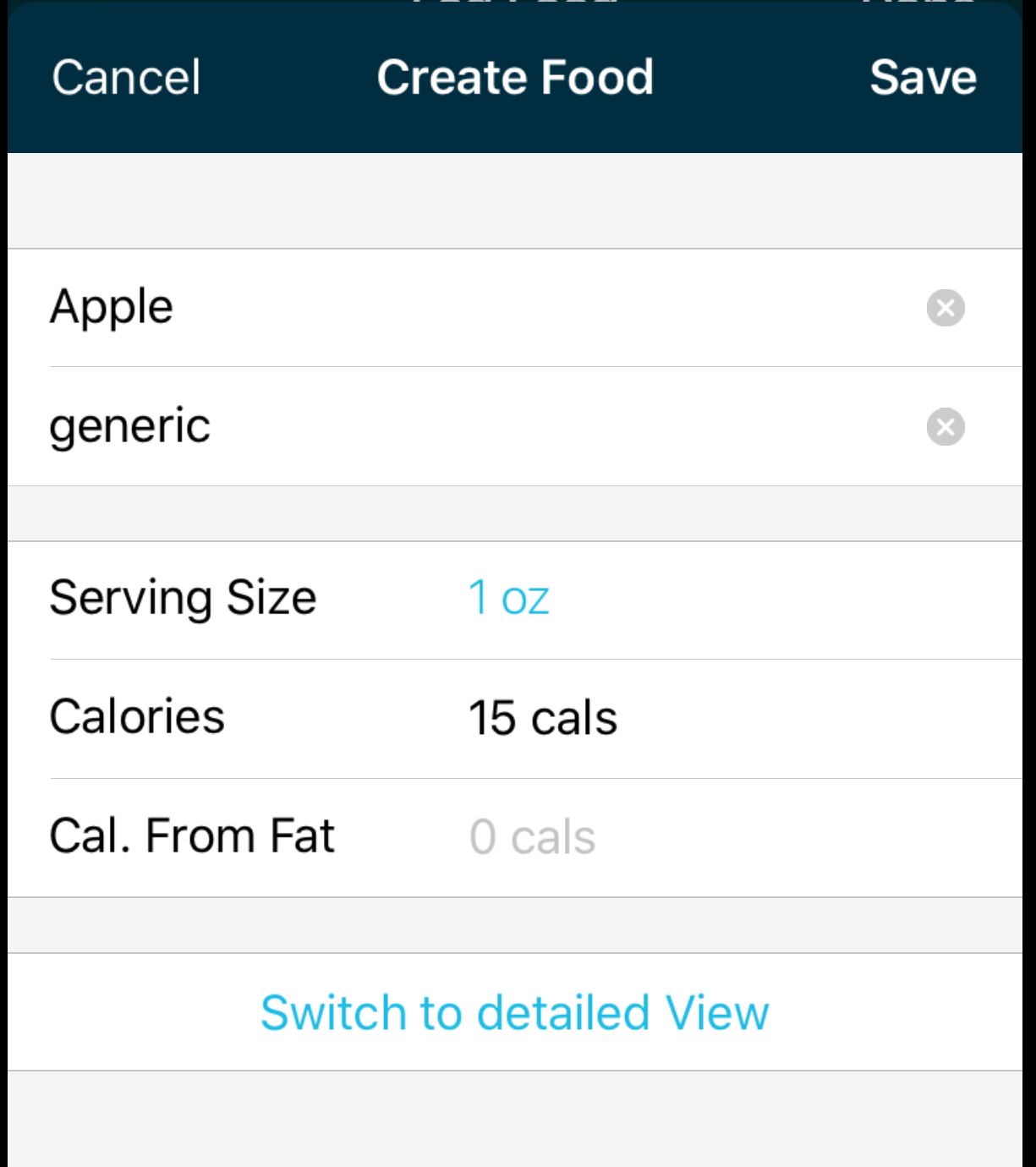 fitbit food app