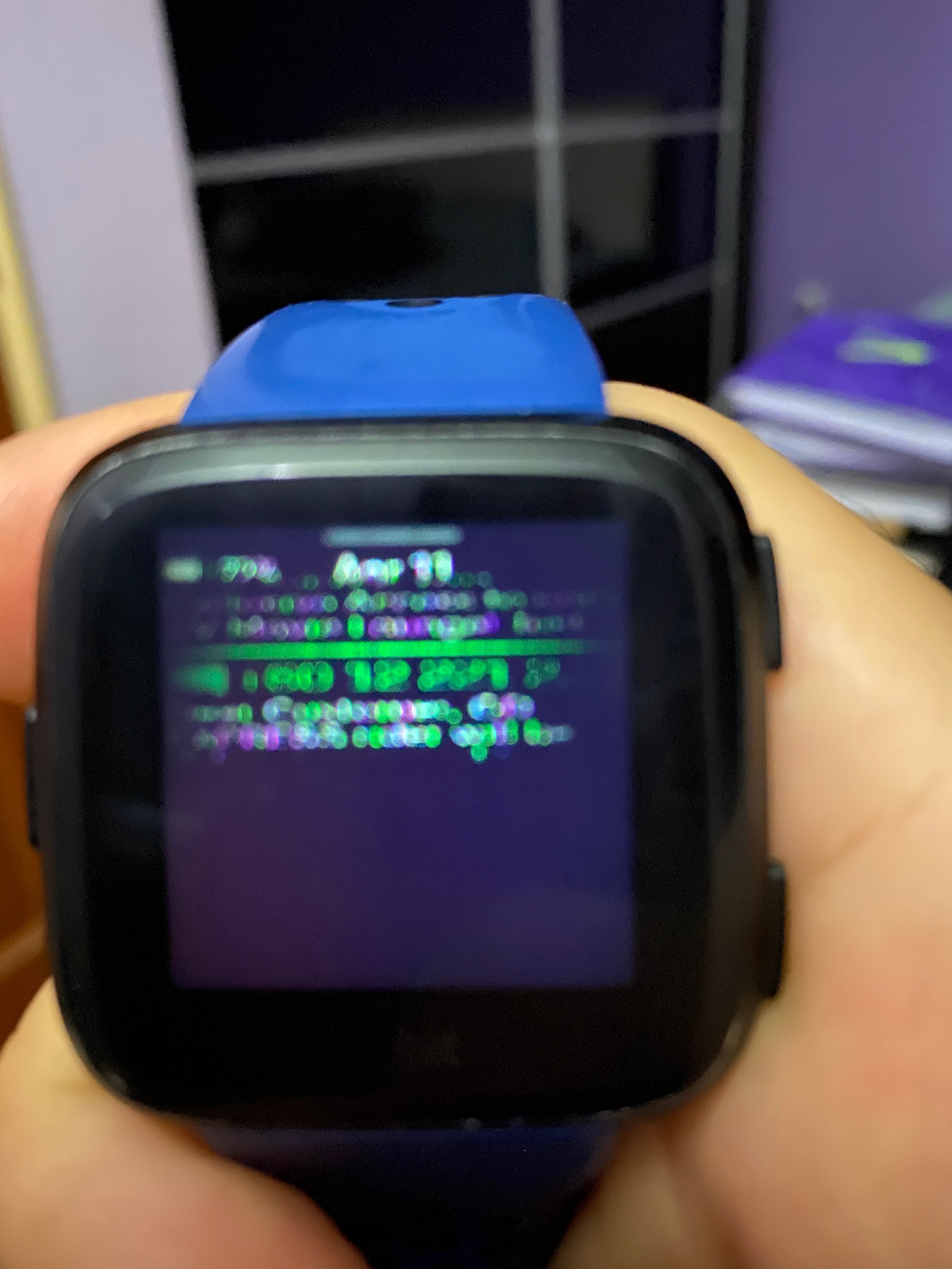 Fitbit versa online screen