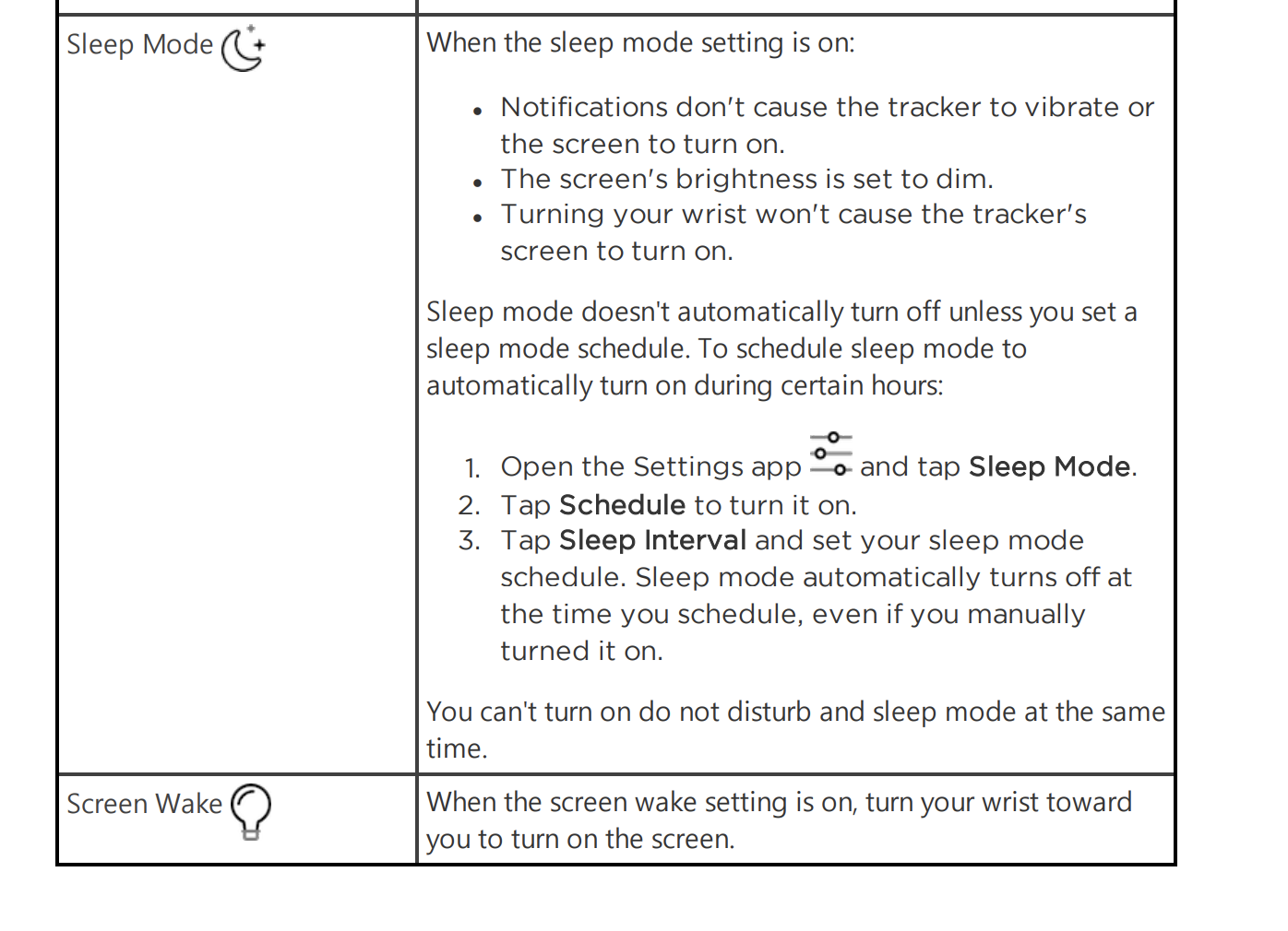 fitbit versa 2 sleep mode vs do not disturb
