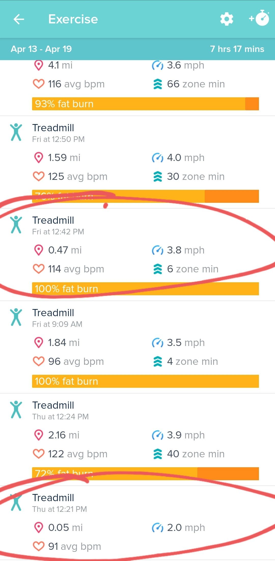 fitbit not tracking exercise days