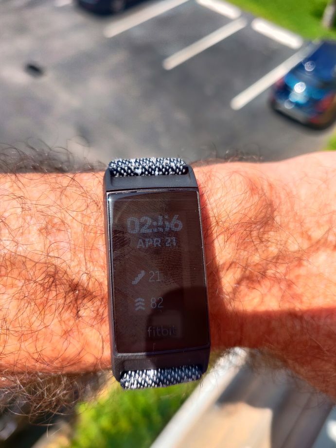 fitbit in the sun