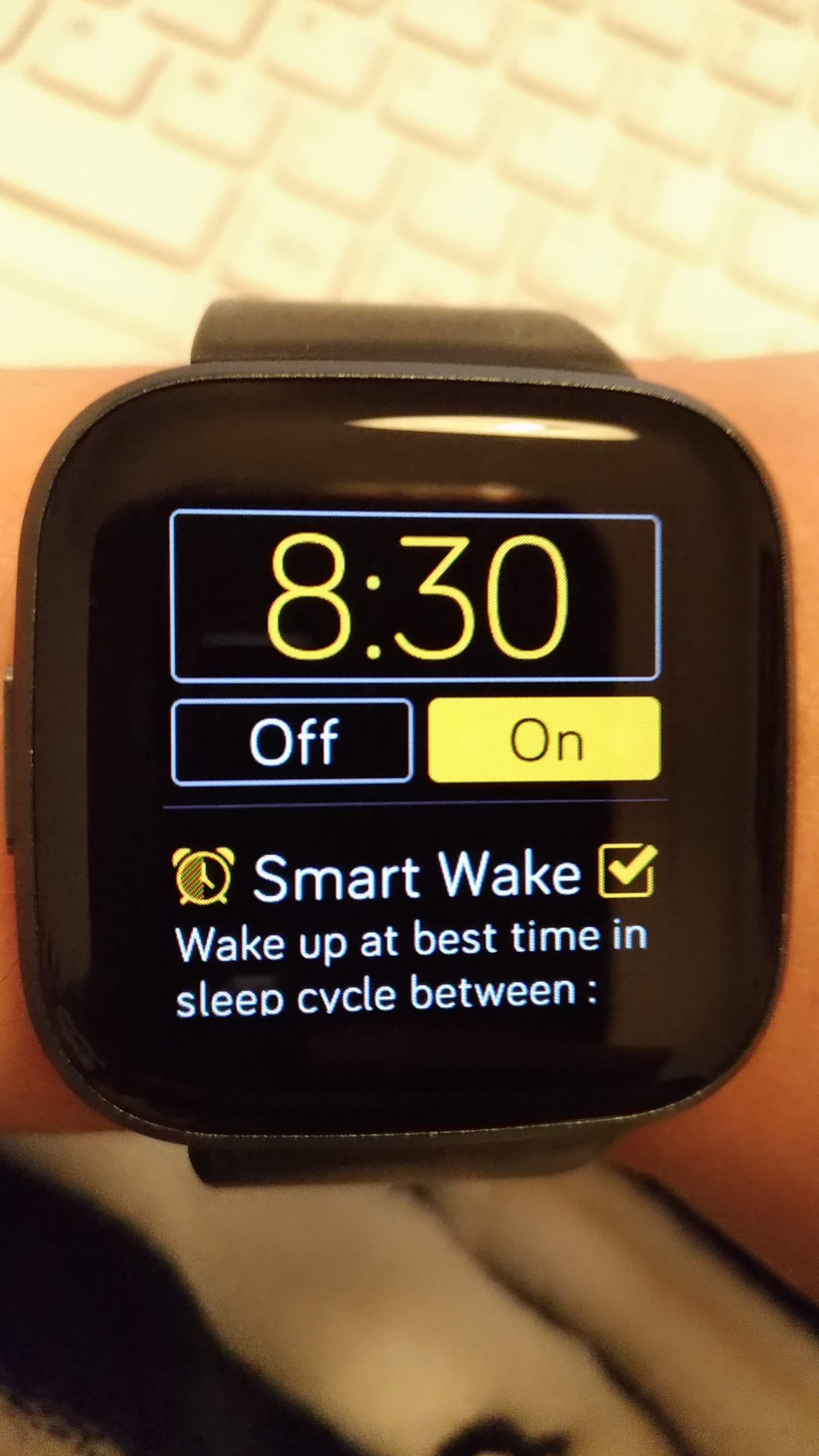 fitbit versa 2 smart alarm