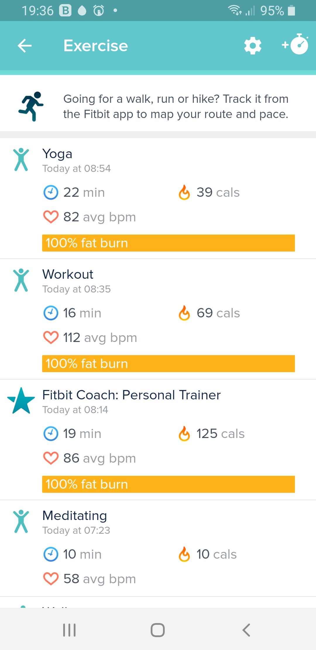 fitbit beginner running