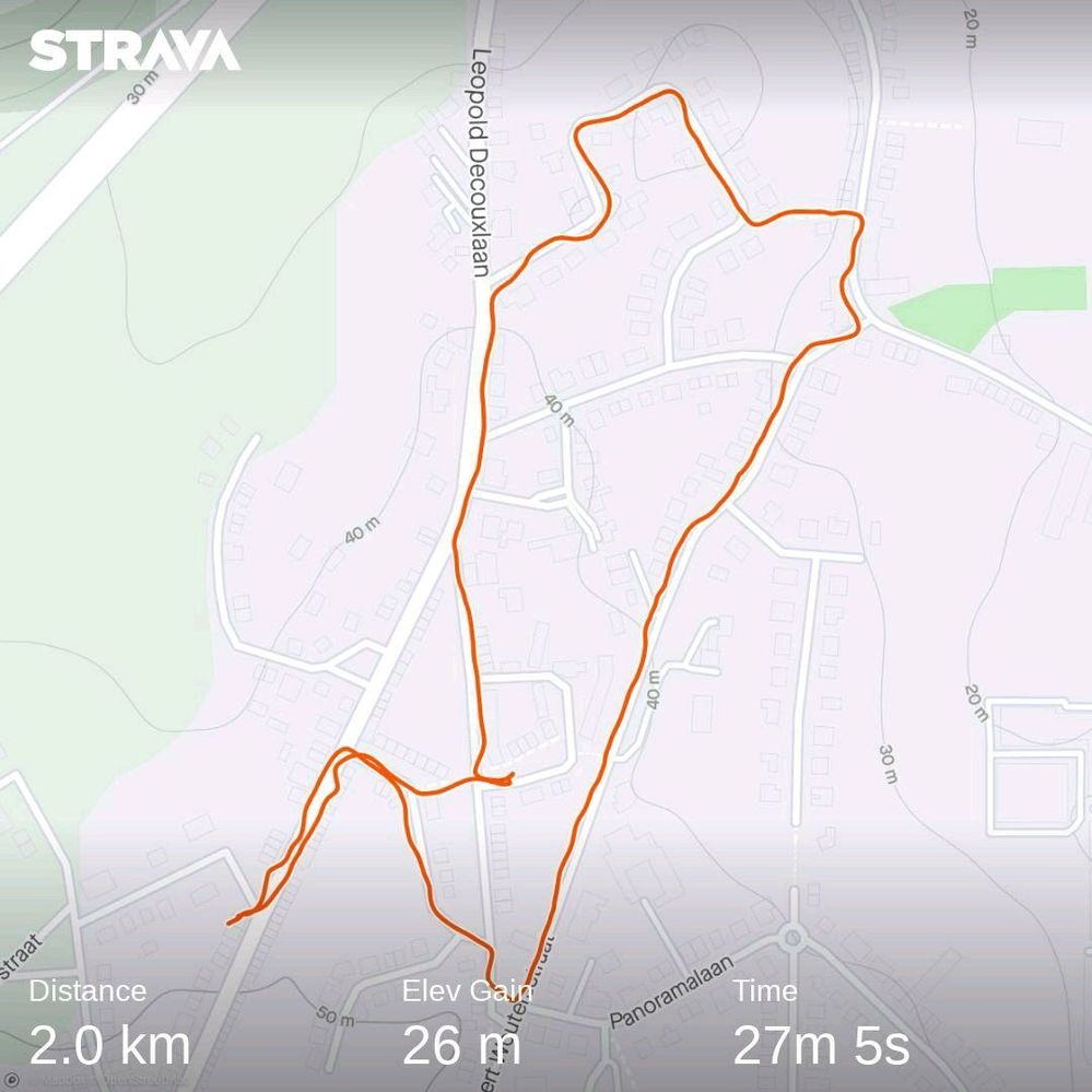 STRAVA - noon today