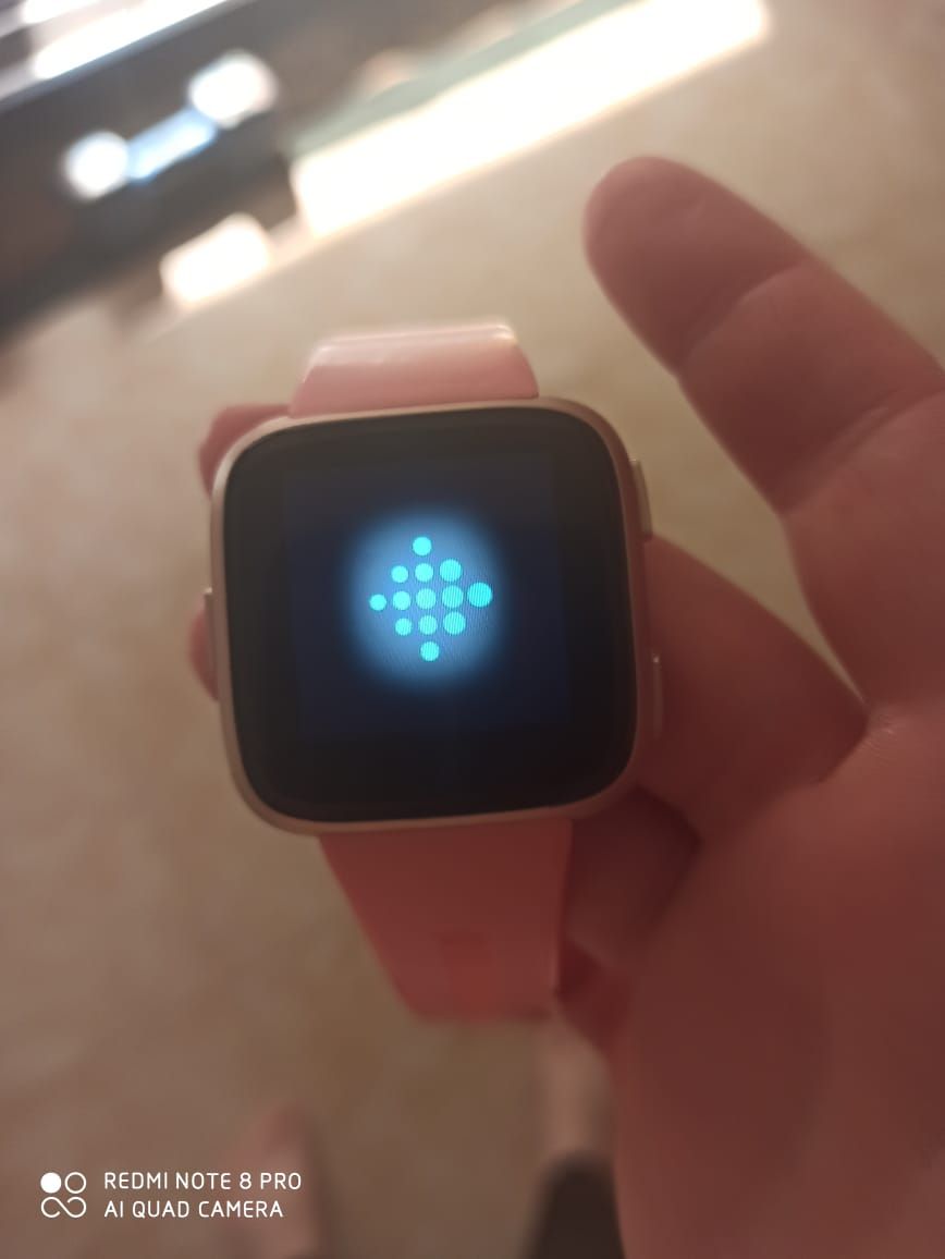 Fitbit versa 2024 grey screen