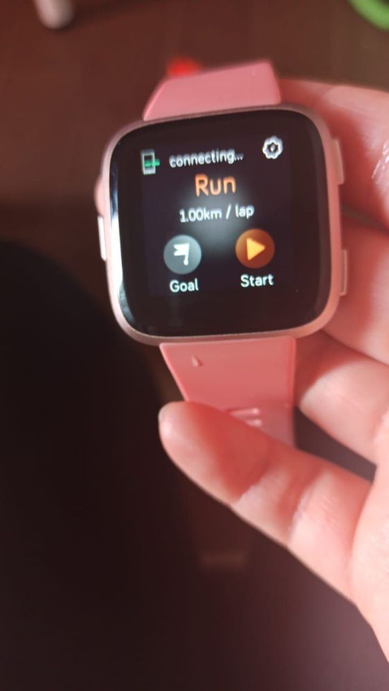 Fitbit versa online screen