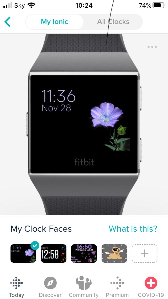 Fitbit ionic best sale display not working