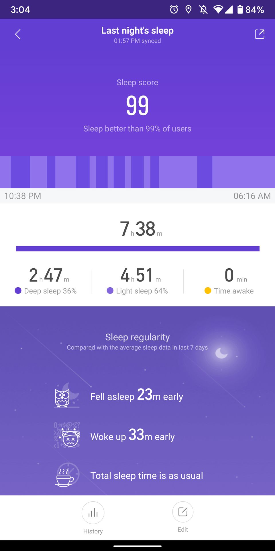 fitbit deep sleep low